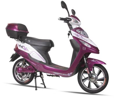 China 350W Battery Adult Electric Scooter 2 Wheel Battery Powered Scooter With Seat for sale