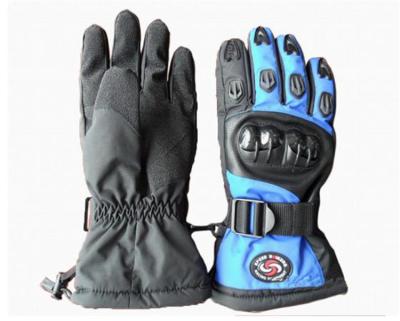 China Warm Motorcycle Winter Gloves Nylon Winter Cycling Gloves With Cotton Filler for sale