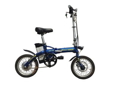 China peso leve de 36V 8A que dobra bicicletas elétricas, longa distância elétrica dobrável da bicicleta à venda