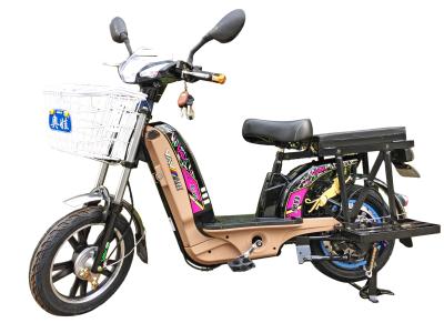 China 16'' Electric Powered Bikes Drum Brake Power Assisted Bicycle With Tubeless Vacuum Tires for sale