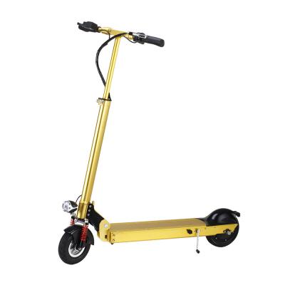 中国 電気スクーターを、14.8kg 折り畳み式 モーターを備えられたスクーター折っている黄色い通勤者 販売のため