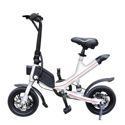 China 14 Inch 25km/H Folding Electric Bike With Lithium Battery for sale