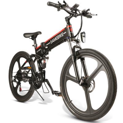China 26 Inch 21 Speed Mountain Electric Bike 10 Ah Lithium Battery for sale
