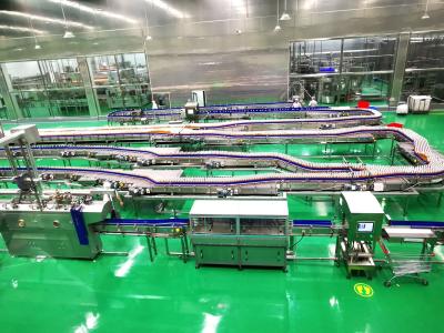 China Linha de enchimento fria asséptica ventilada da água de soda 40000 BPH à venda