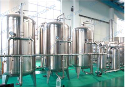 China 8t sistema normal do tratamento da água do Ro da pressão Ss304 à venda
