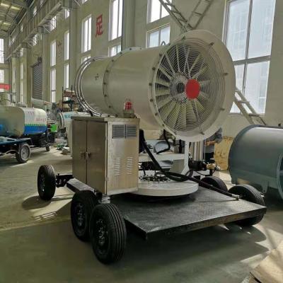 China Trolley mounted fog cannon waste water evaporation system with pump for environmental protection for sale