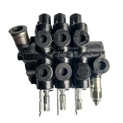 China ODM loader 3 Spool Hydraulic Control Valve For Electrical Forklift H2000 CPD10-18 A65S7-30031 for sale