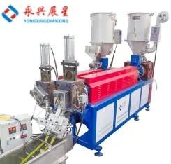 China PP-Kartonschachtel mit einer Schraube, Produktionslinie für Kunststoffband für Granulate zu verkaufen