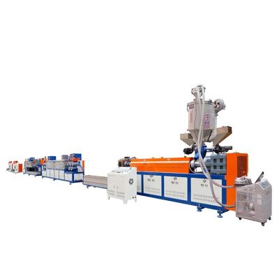 China Fully Automatic Single Screw Plastic PP Strap Band Extrusion Line for sale