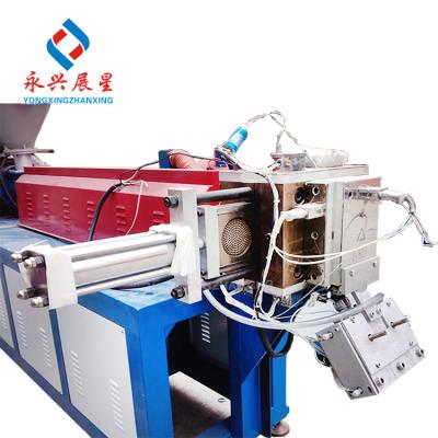 China Máquina de fijación de bandas de plástico de tornillo único de 9 mm en venta
