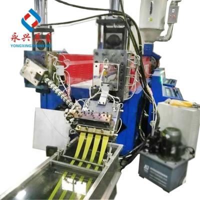China Máquina para hacer correa de embalaje de PP de doble tornillo, máquina de extrusión de correa de PP de 9 mm en venta