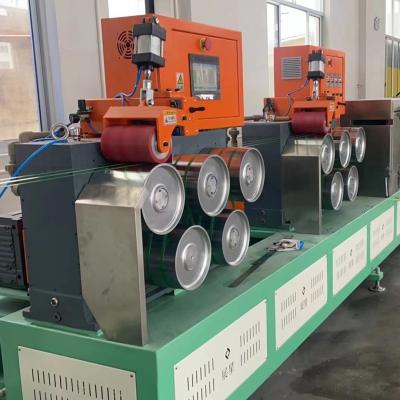 China 300 KG/H 3 líneas de PET de plástico de la cinta de fabricación de la máquina de tornillo único en venta