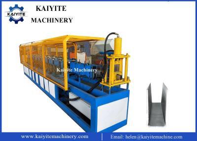 China Rolling Shutter Door Track Roll Forming Machine for sale