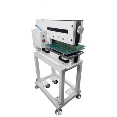 China 220V 60HZ automatic PCB V Groove Cutting Machine 330mm Cutting Length for sale