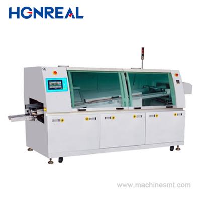 China Dual Wave Automatic Dip Soldering Machine For 250mm PCB Production Line for sale