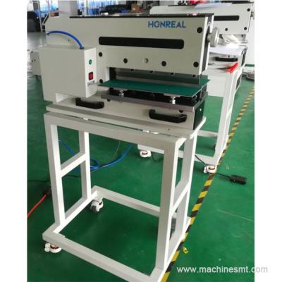 China Pneumatic 240V PCB Cutting Machine , PCB V Grooving Machine For Aluminum SMD RF4 Board for sale