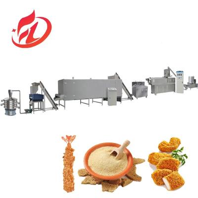 China Full Automatic Bread crumbs making production line Snow flakes processing machinery for sale