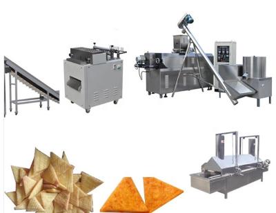 China Automatic Multi Shape Frying Snack Chips Food Processing Line Web www.fldmachine.com for sale
