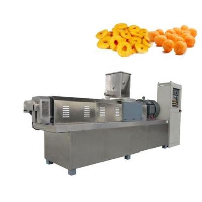 China Rice Corn Puff Making Machines Snack Food Extruder Puffing Puff Making Nails Shape for sale