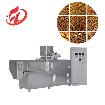 China Automatic pedigree dog food making machine dog and cat food production machine for sale