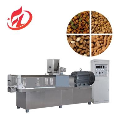 China Steam extrusion pet food processing machine animal food pet biscuit make machine pet food making machine production line for sale