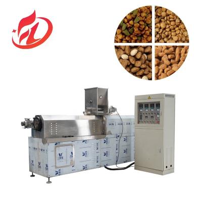 China Hot Sale  Dog Food Making Machine Extruder Pet Food Dry Extruded Dog Food Production Line for sale
