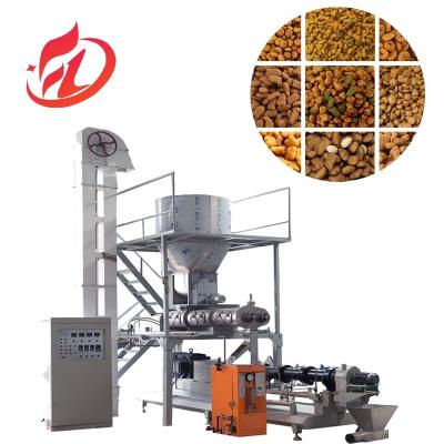 China Full Automatic Pet Food Making Machine for Dry Dog Cat Food in Machinery Repair Shops for sale