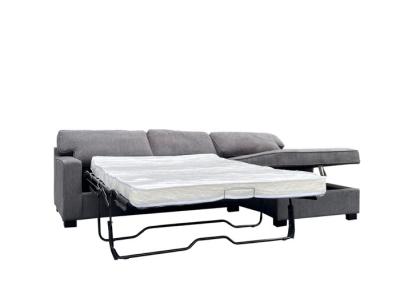 China Sofá de carbón con uso múltiple cama de tela moderna Sofá cama con colchón de resorte en venta