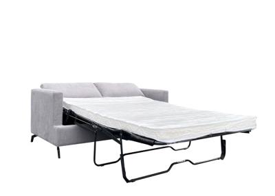 중국 가벼운 회색 직물 소파 침대 매트리스 두께 12cm 직물 철수 소파 침대 판매용