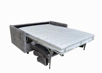 Cina Divano da letto in tessuto grigio Materasso spessore 12 cm Letto da divano in tessuto in vendita