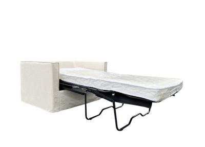 China Einzelsofa-Bett mit abnehmbarem Deckel Elfenbein-Slip-Deckel Sofa Bettwäsche Baumwolle zu verkaufen