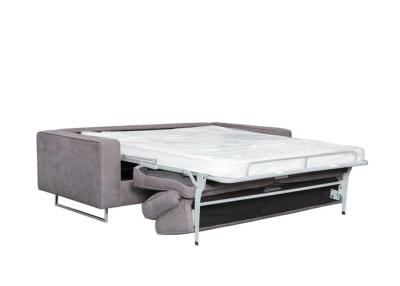 China Sofá de metal Piernas de tela Sofá cama de un paso Plegable de tela Sofá de cama en venta