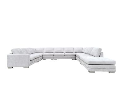 Китай Две подушки для рук Секционный тканевый диван Тканевый диван Любовное кресло Чистая пенная подушка сиденья продается