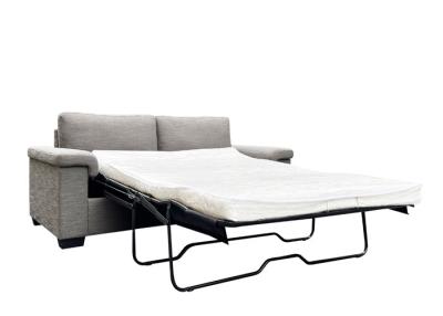 Κίνα 198cm Σοφάνο ύφασμα κρεβάτι διπλό μέγεθος αφρό στρώμα καναπέ κρεβάτι γκρι ύφασμα μαξιλάρι βραχίονα προς πώληση