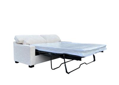 中国 fabric sofa bed function sleeper couch pure foam timber leg double size bed 販売のため