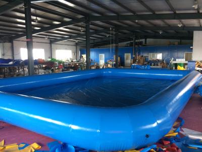 China Piscina modificada para requisitos particulares del PVC del logotipo desprendible y portátil sobre las piscinas de tierra del PVC  en venta