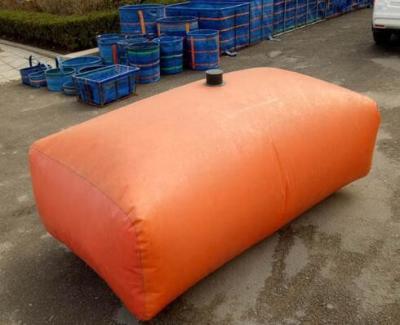 China 1000L Fire Fighting Tarpaulin Water Tank For Agricultural Irrigation 1.2MM Thickness for sale