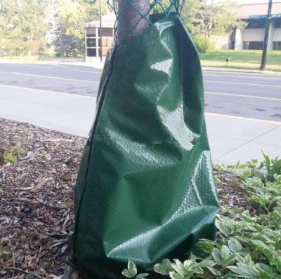 China 15 Gallons Slow Release Watering Bag For Tree Dip Irregation PVC Material Self Watering Tree Bags for sale