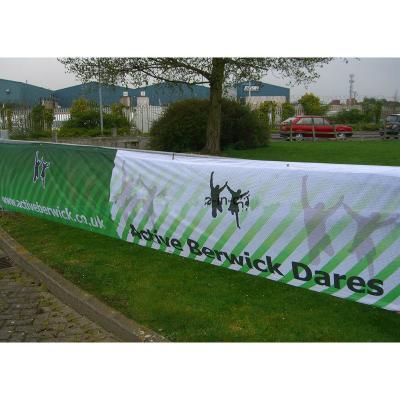 China Eco-Solvent Ink Large Mesh Banners, PVC Mesh Banner With Printable Surface Large Format Mesh Banners for sale