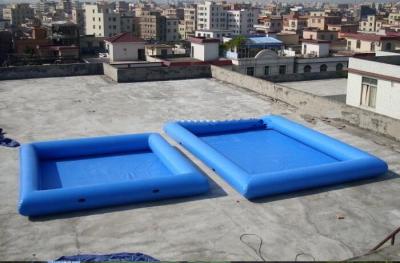 China 8M*6M Inflatable Swimming Pool With Fireproof PVC Tarpaulin For Family Swimming Pool Material for sale