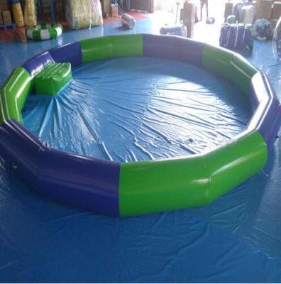 China High Strength PVC Swimming Pool , PVC Inflatable Lap Pool  4.5M*4.5m For Kids Swimming Pool Material for sale
