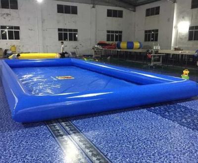 China Double Stitching Above Ground Swimming Pools With Repair Kits For Parks Inflatable Swimming Pool for sale