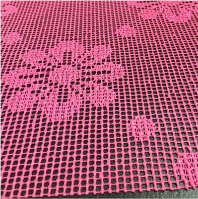 China Crack Resistance Laminate Flooring Underlay Flowers Design Foam Coat Anti Slip Pvc Mat for sale