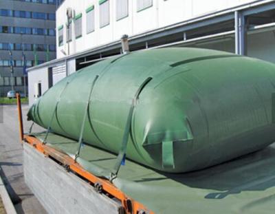 China Vehicle Collapsible Water Container ,Dark Green Color 3500 Liter Water Bladder Tank for sale