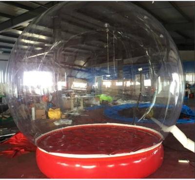 China Inflatable Bubble Show Ball Inflatable Red Bubble Tent For Display 2M D Inflatable Bubble Camping Tent for sale