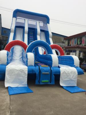 China Vergnügungspark-Pirat PVCs explodieren aufblasbarer Wasserrutsche für Erwachsen-und Kinderaufblasbaren Wasserrutsche-Park zu verkaufen