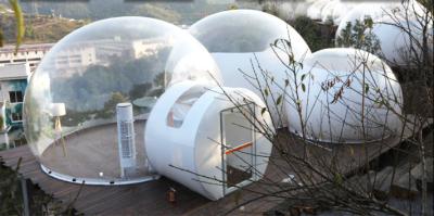 Chine Tente gonflable claire de bulle de dôme de bâche de PVC avec la tente gonflable de partie de salle de bains à vendre