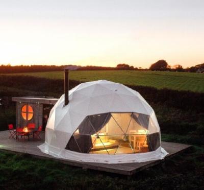 Chine tente de dôme de 7M Camping Clear Geodesic avec la tente extérieure de dôme de tentes de partie de dôme d'isolation à vendre