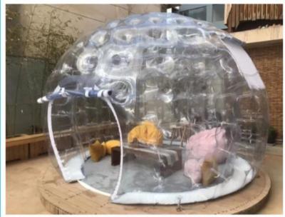 Chine Tente de camping gonflable de bulle de tente du diamètre 5M Inflatable Bubble Camping de bâche de PVC à vendre