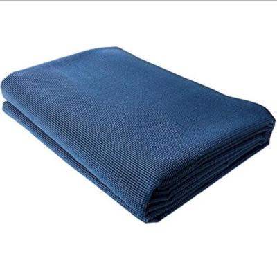China Anti Slip Mat Caravan Annex Matting RV Carpet, Blue Beach Rug Grey Grass Mat With Handle Bag for sale